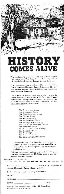 Ad for McGill's home