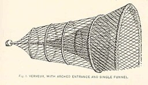 256px-FMIB_40179_Types_of_French_Fyke_Nets-_Verveux _with_Arched_Entrance_and_Single_Funnel
