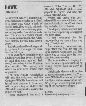 Town Journal RS Hawk Story B 