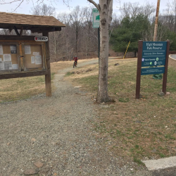 Start traill beginning at the red trail parking lot