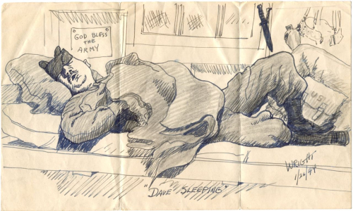 'Dave Sleeping' by John S Wright Sr. mg20211030_13421155