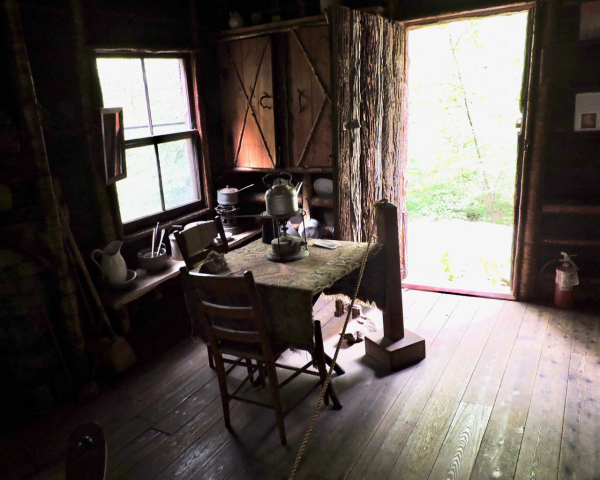 Inside Slabsides JWright