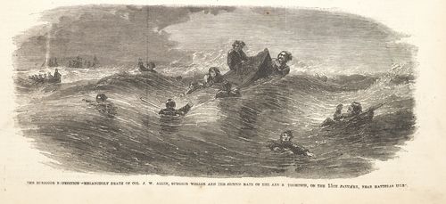 Incidents of Burnside Expedition Allen drowning-002